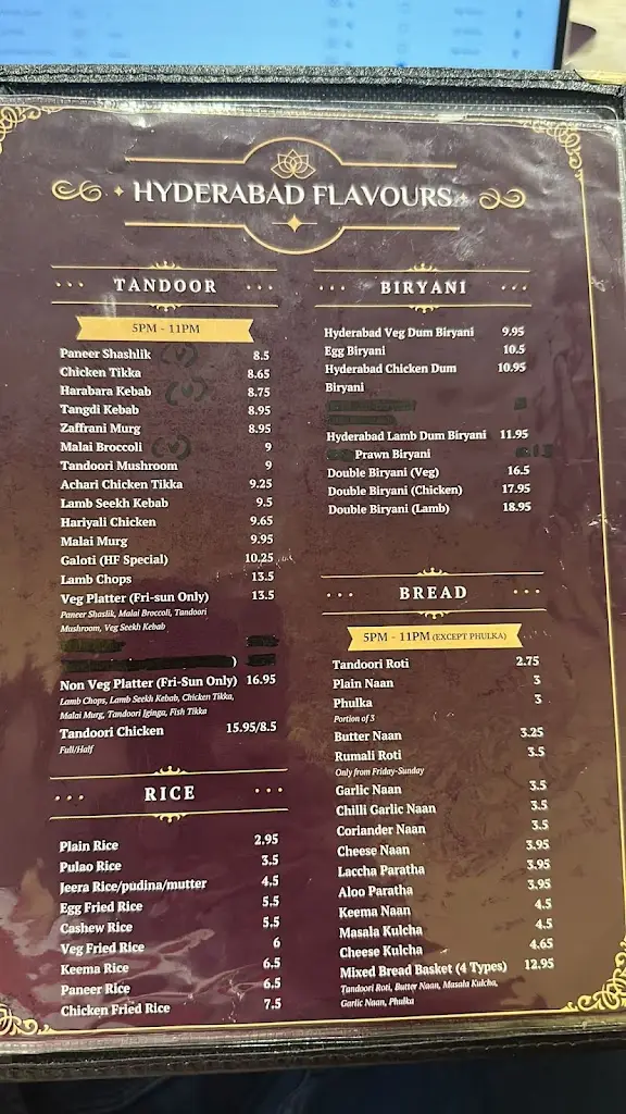 Menu_Hyderabad Flavours_Hatfield_image_4