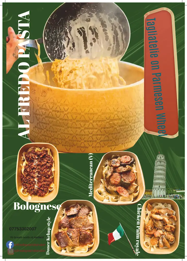 Menu_ALFREDO PASTA LONDON_Hatfield_image_2