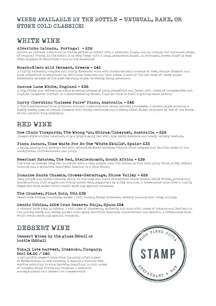 Menu_Stamp Pizza_Aylsham_imagen_4