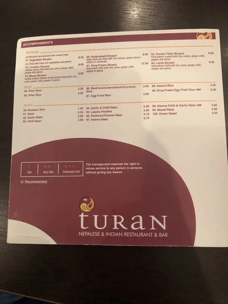 Menu_Turan Bar & Restaurant_Hatfield_image_4