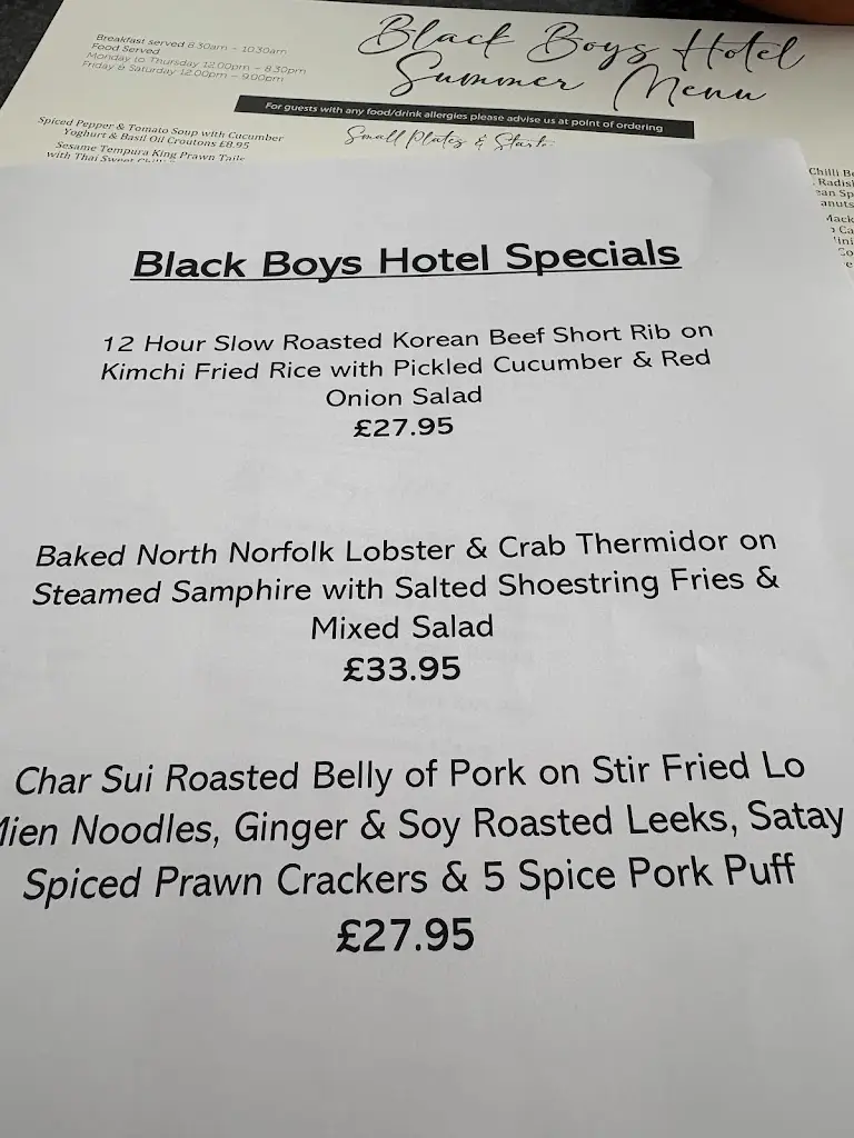 LESLEY SHEPHERD_The Black Boys Hotel_Aylsham_review