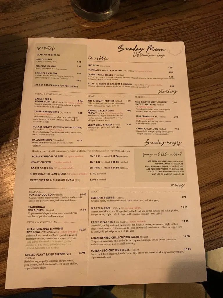 Menu_Cock o’ the North_Hatfield_imagen_1