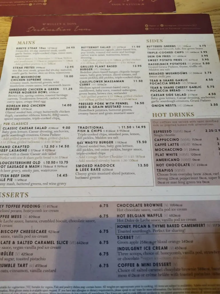 Menu_Cock o’ the North_Hatfield_imagen_4