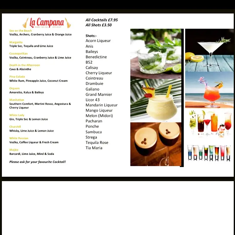 Menu_La Campana _Haywards Heath_image_4