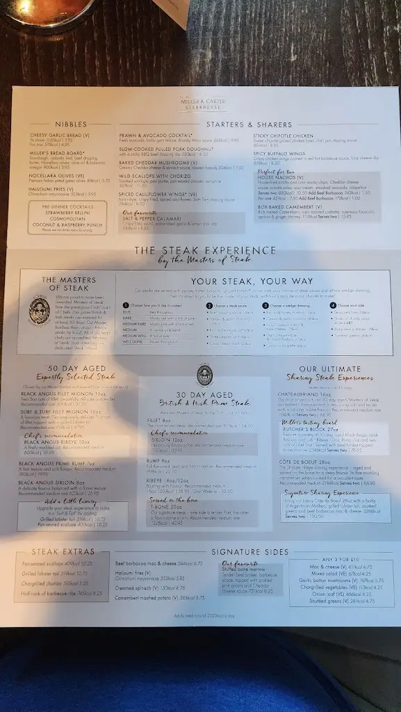 Menu_Miller & Carter Haywards Heath_Haywards Heath_immagine_1