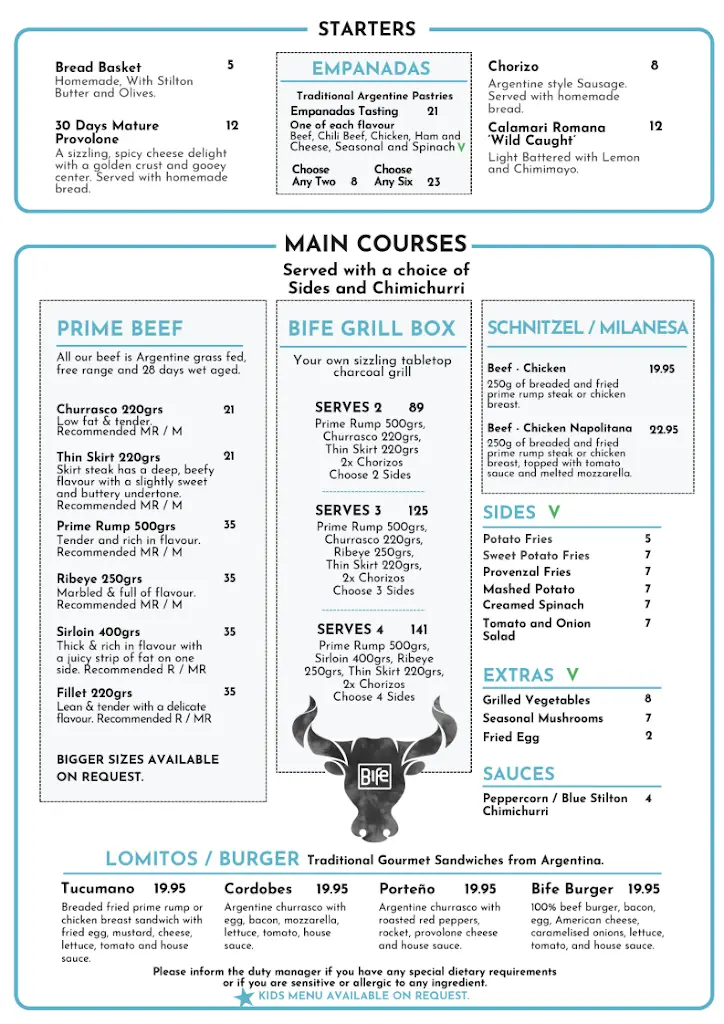 Menu_Bife Haywards Heath_Haywards Heath_image_1