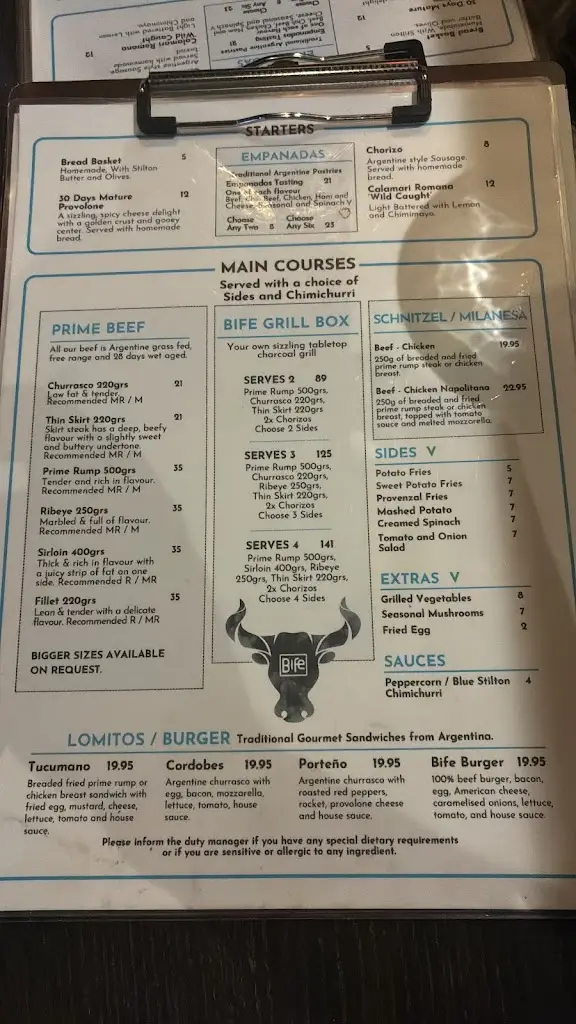 Menu_Bife Haywards Heath_Haywards Heath_image_3