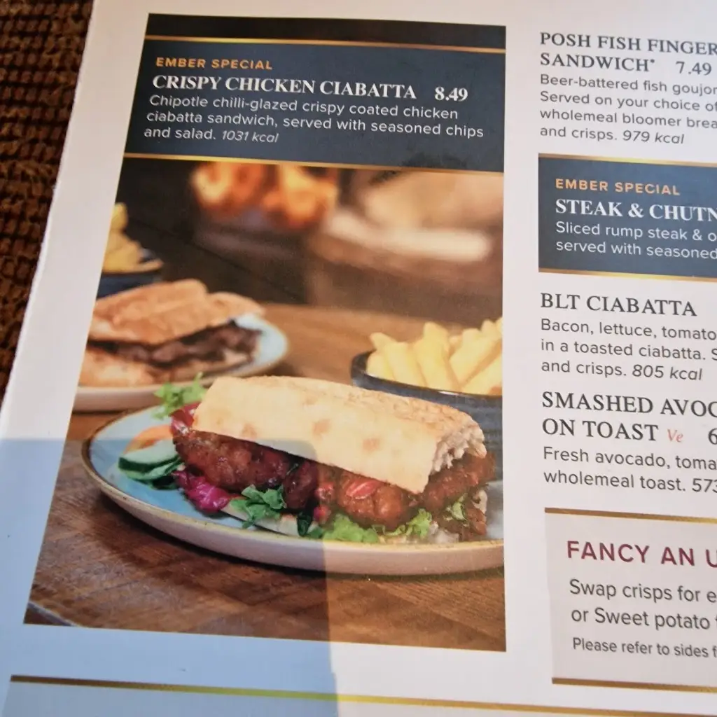 Menu_The Fox And Hounds_Haywards Heath_image_1