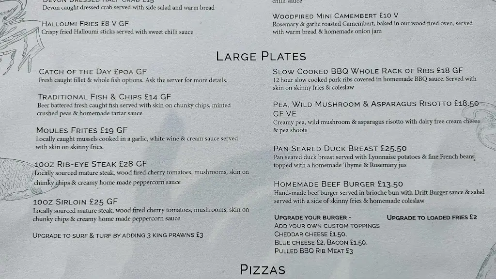 Menu_Drift Hayling Island_Hayling Island_immagine_3