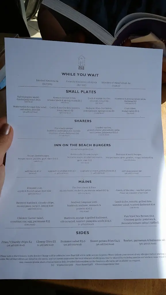 Menu_Inn on the Beach_Hayling Island_image_3