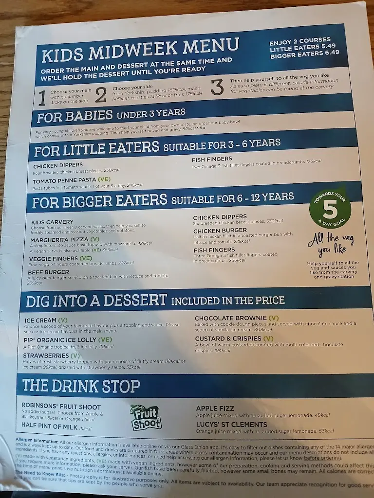 Menu_The Barley Mow_Hayling Island_image_1