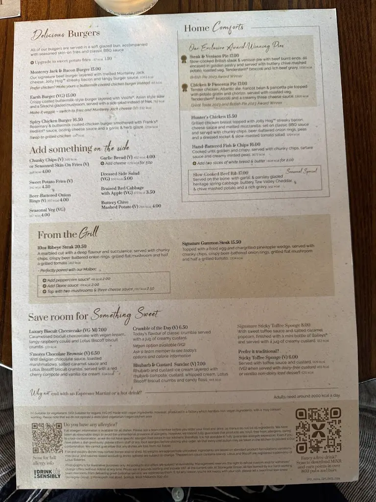 Menu_Ferryboat Inn Sinah Beach_Hayling Island_image_4