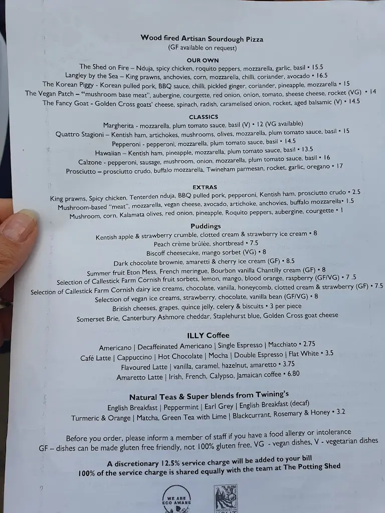 Menu_The Potting Shed_Headcorn_image_1