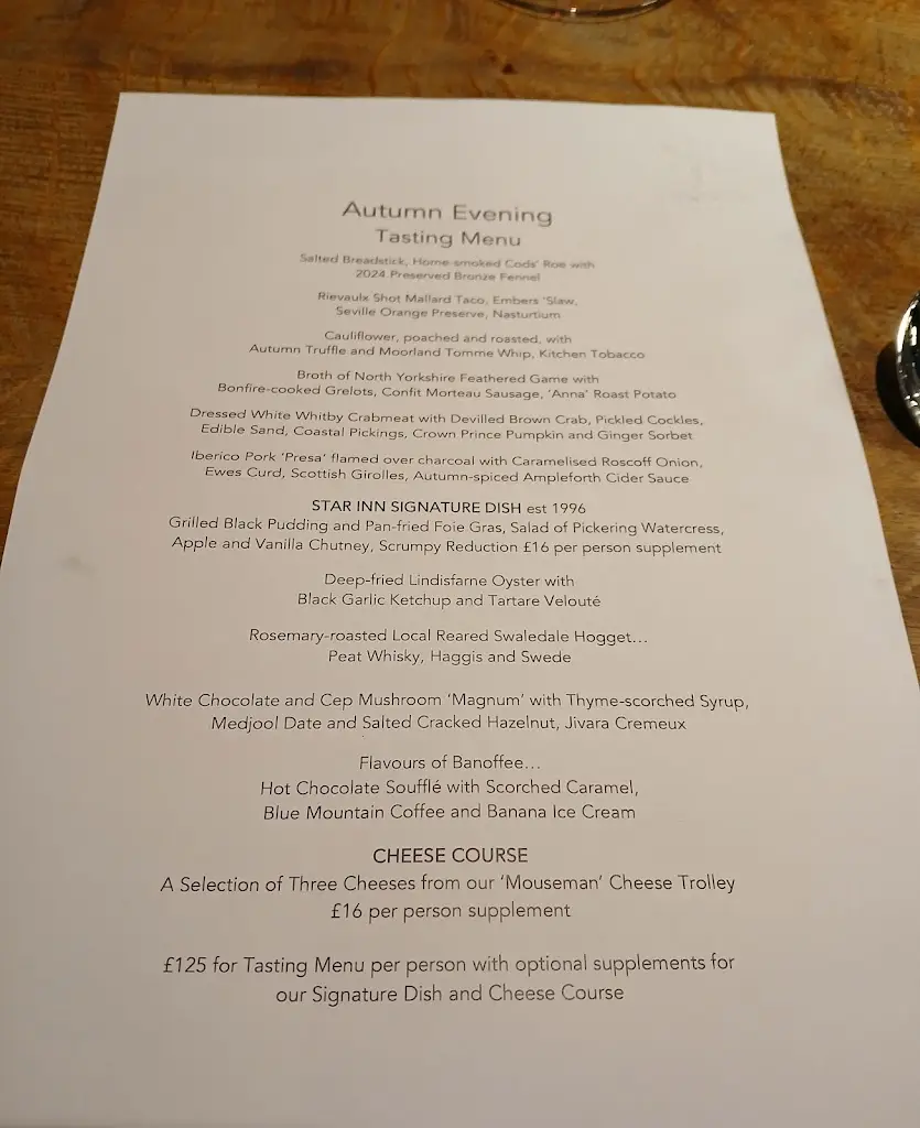 Menu_The Star Inn_Helmsley_image_2