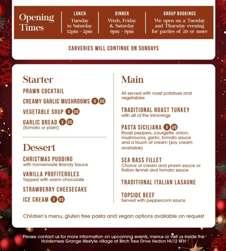 Menu_Francesco's restaurant_Hedon_image_1