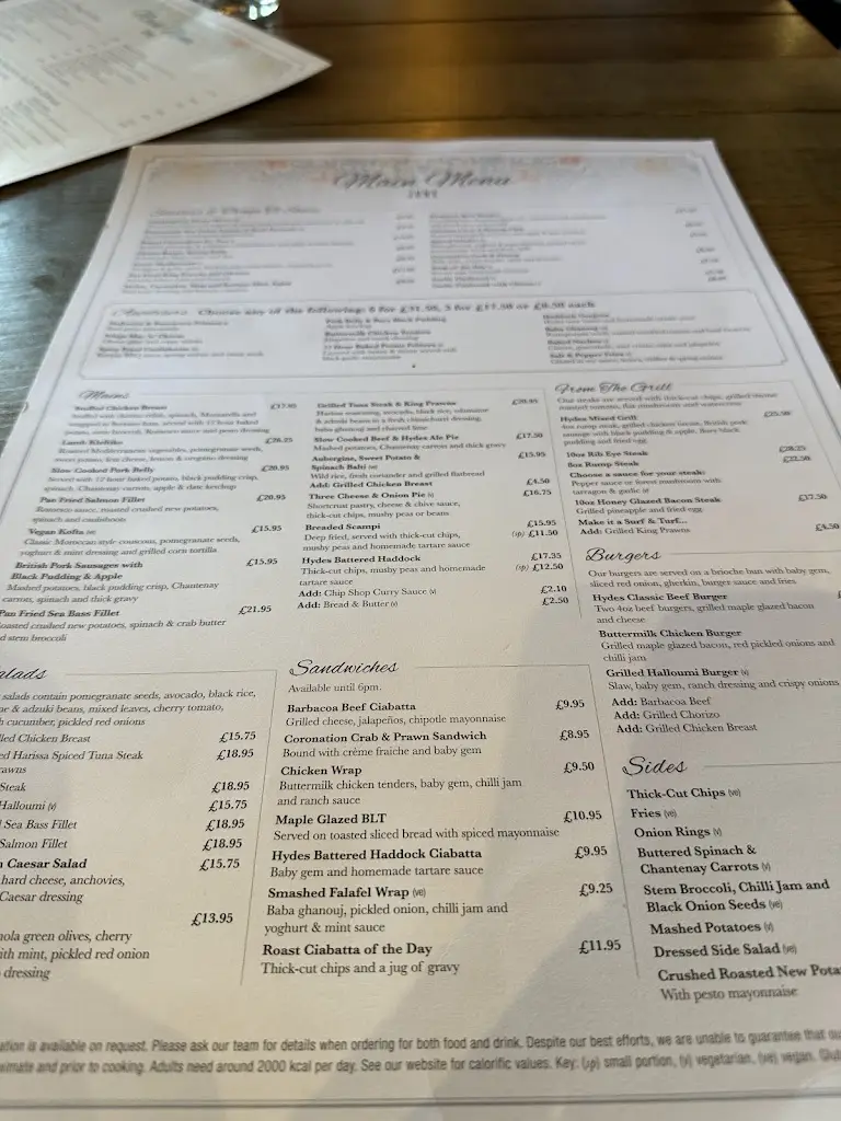 Menu_The Hornsmill_Helsby_image_2