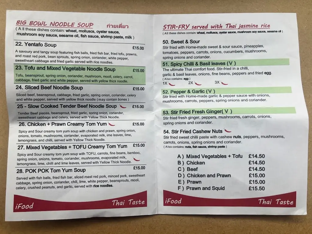 Menu_iFood Thai Taste_Heavitree_image_3