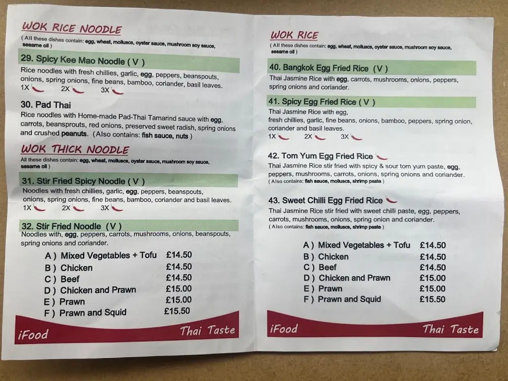 Menu_iFood Thai Taste_Heavitree_image_4