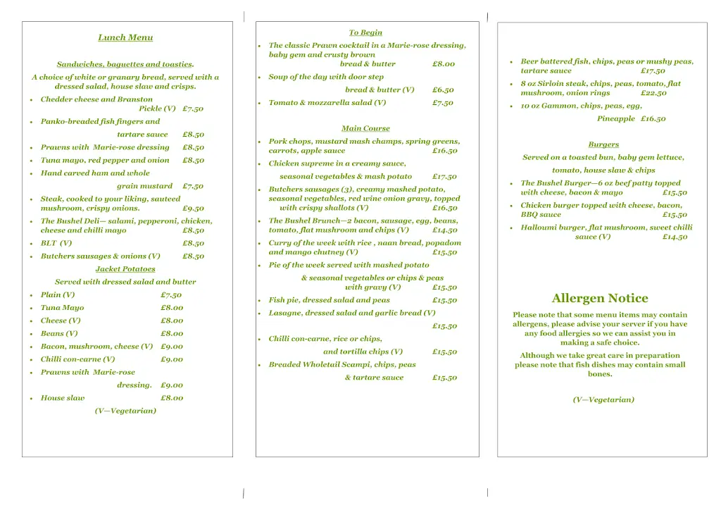 Menu_Bushel & Strike_Heacham_image_3