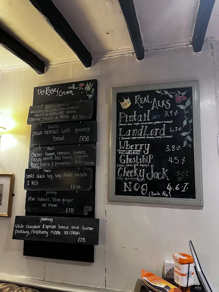 Menu_The Rose & Crown_Heacham_image_1