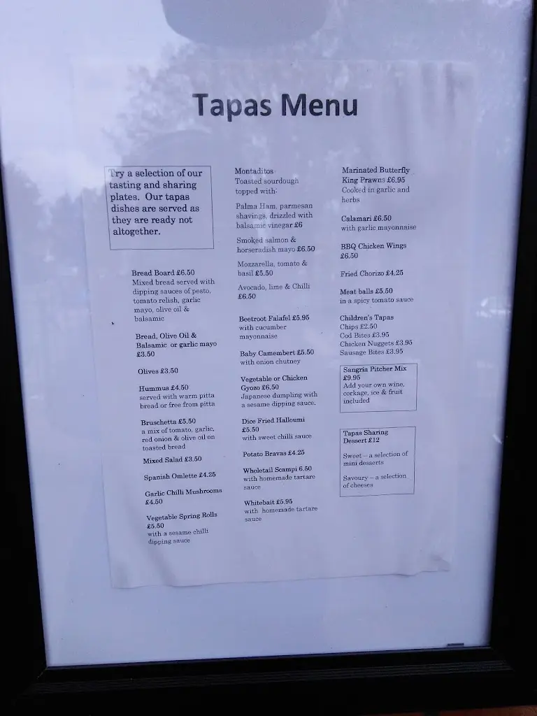 Menu_The Terrace_Heacham_immagine_1