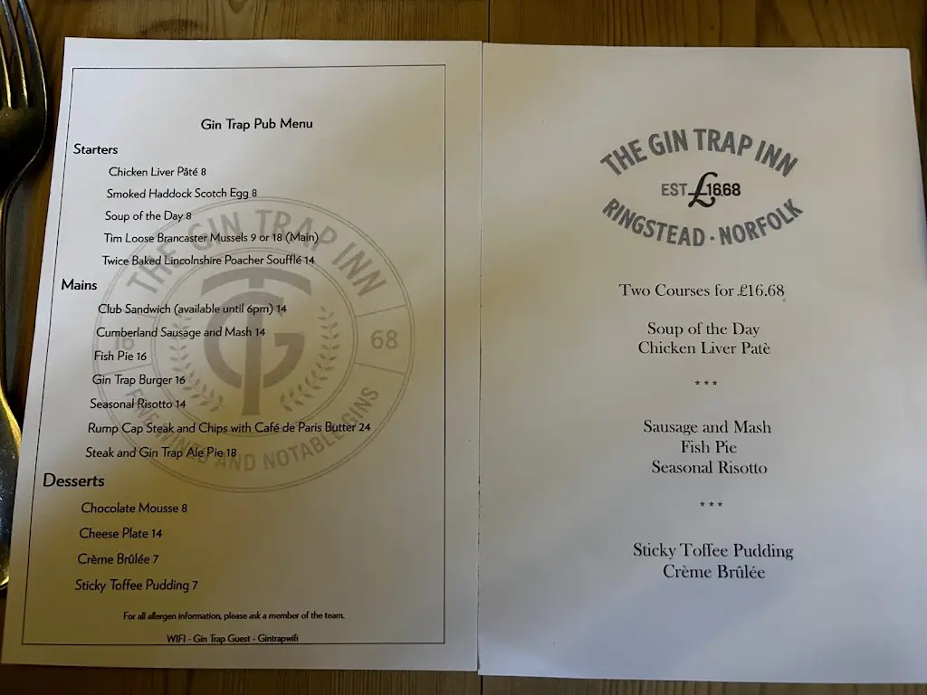 Menu_The Gin Trap Inn_Heacham_image_4