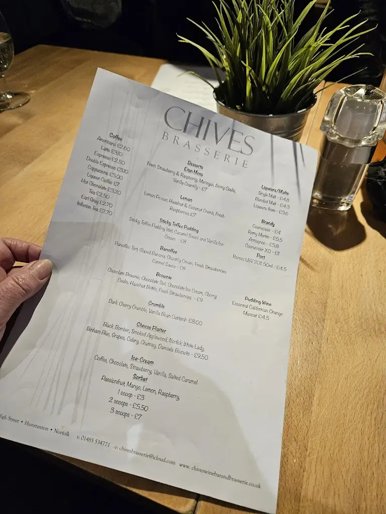 Menu_Chives Wine Bar & Brasserie_Heacham_immagine_4