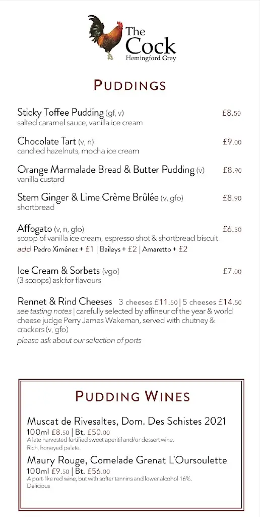 Menu_The Cock_Hemingford Grey_immagine_4