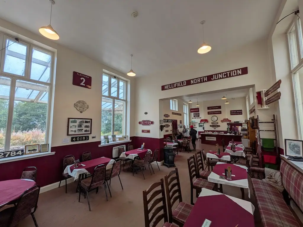 Shed24H tearooms at Hellifield Station restaurant in Hellifield