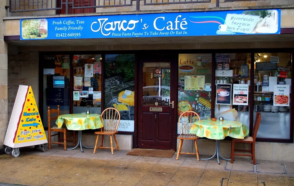 Marco's café restaurant in Hebden Bridge