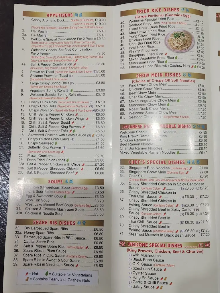 Menu_The Welcome Chinese Restaurant_Hemsworth_image_1