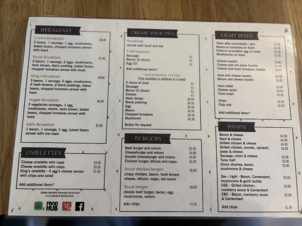 Menu_Royal Breakfast_Heanor_image_2
