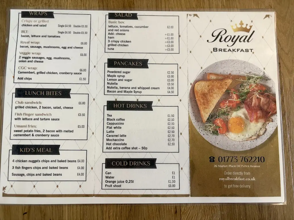 Simon Bailey_Royal Breakfast_Heanor_review
