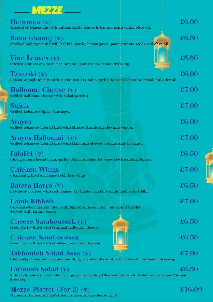 Menu_Yalla Yalla_Hemel Hempstead_immagine_1