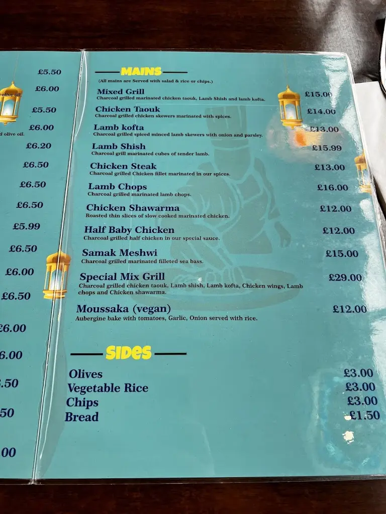 Menu_Yalla Yalla_Hemel Hempstead_immagine_4