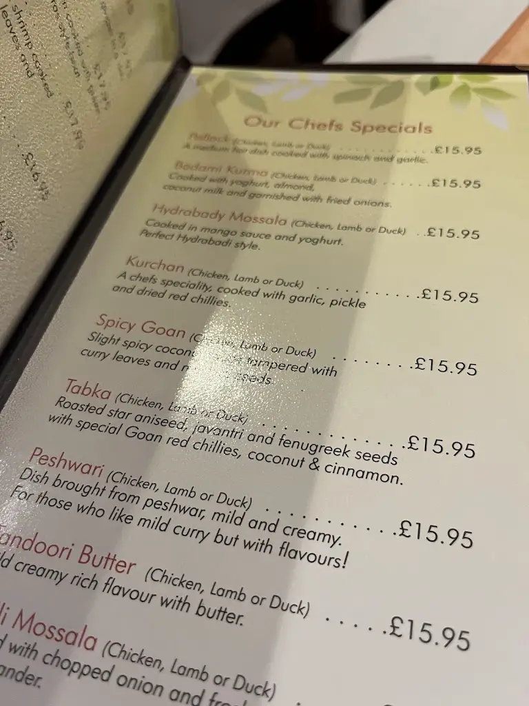 Menu_Eastern Promise_Herstmonceux_imagen_1