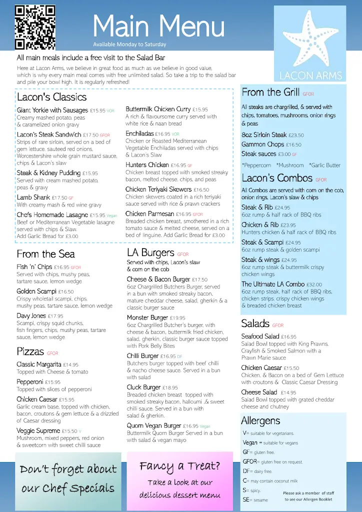Menu_The Lacon Arms_Hemsby_immagine_1