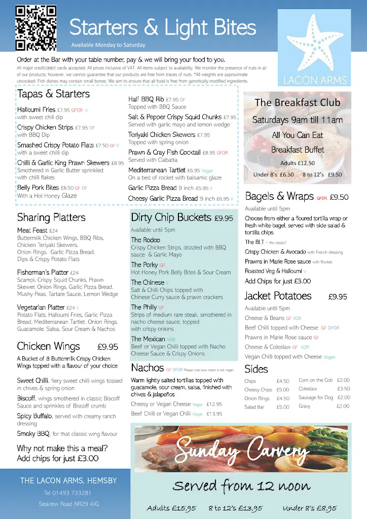 Menu_The Lacon Arms_Hemsby_immagine_3