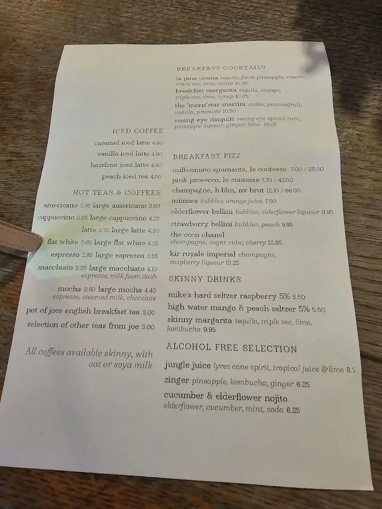 Menu_The Crown_Henlow_image_1