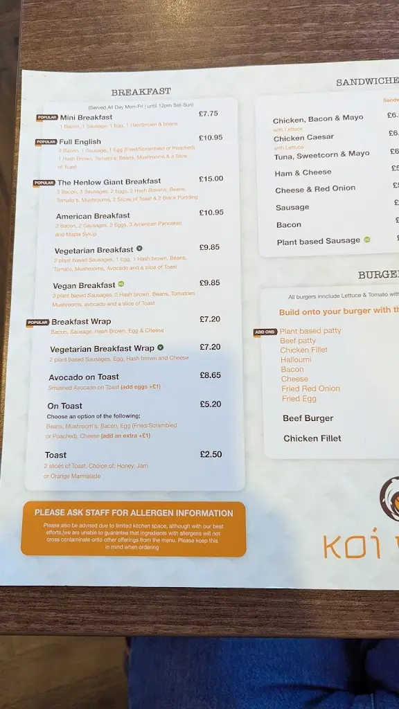 Bart_Koi Cafe_Henlow_review