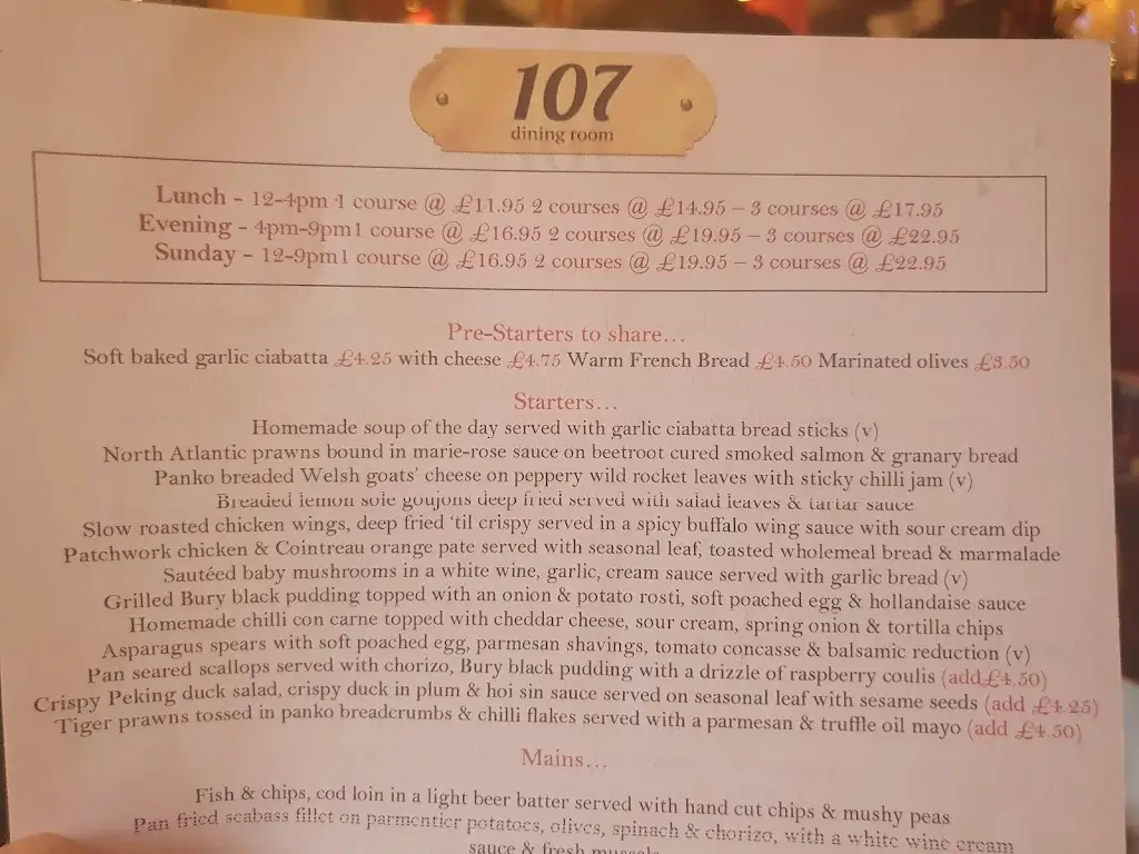 Menu_107 Dining Room_Heswall_immagine_2