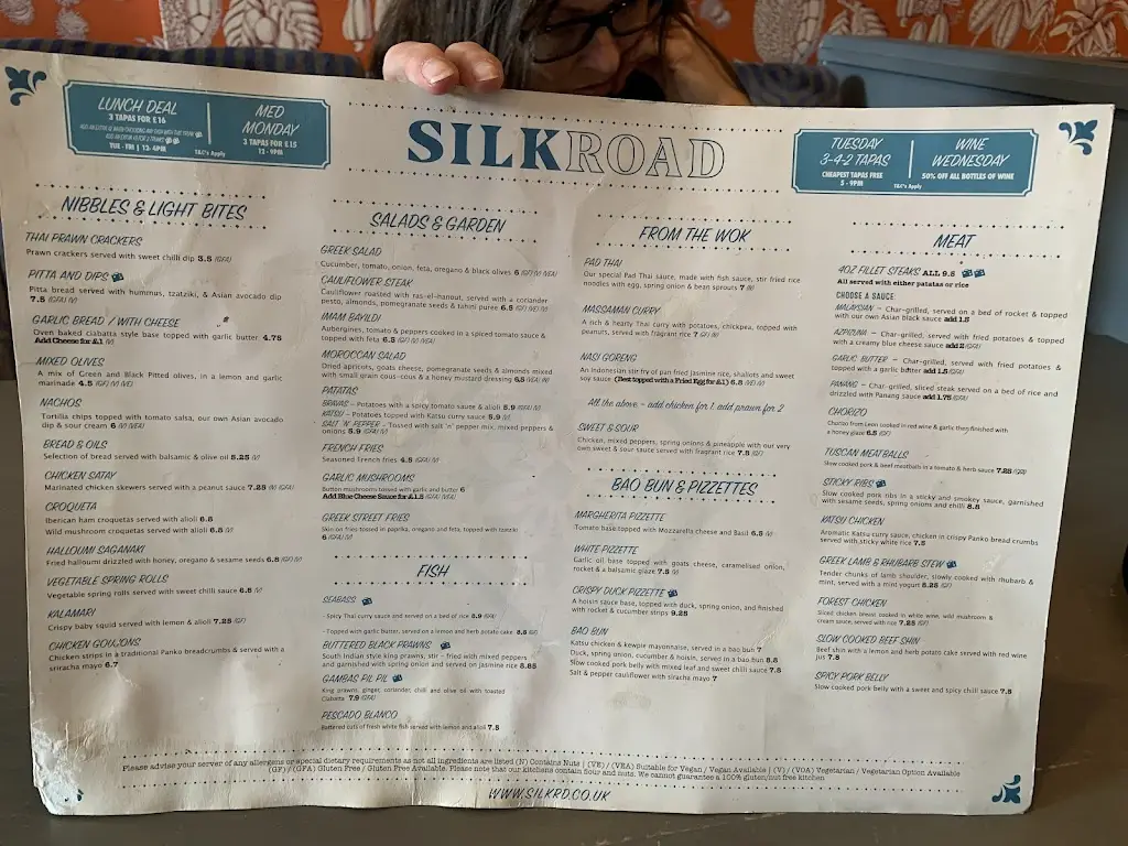 Menu_Silk Rd Restaurant Heswall_Heswall_image_1