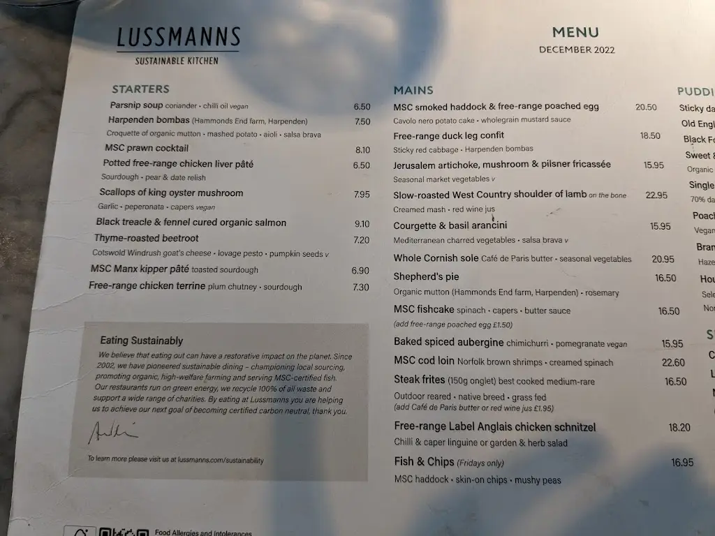 Menu_Lussmanns Brasserie_Hertford_immagine_4