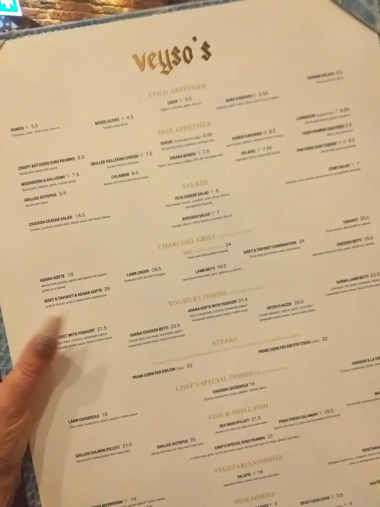 Menu_Veyso’s Brasserie_Hertford_image_1