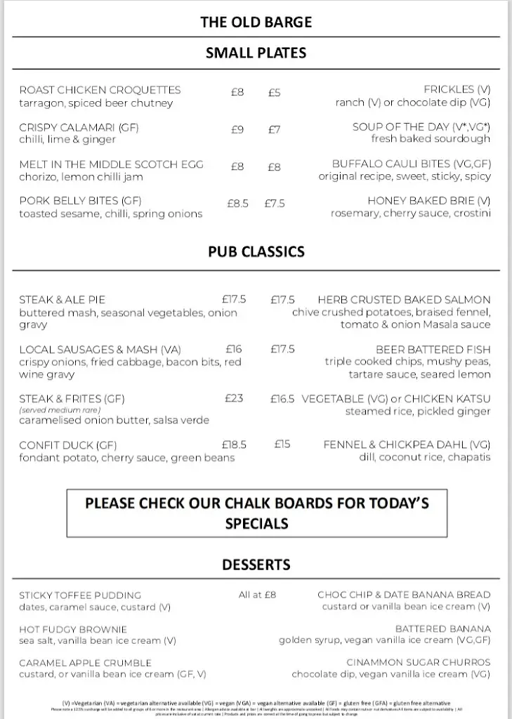 Menu_The Old Barge_Hertford_image_3