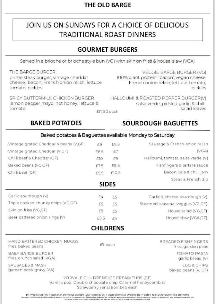 Menu_The Old Barge_Hertford_image_4