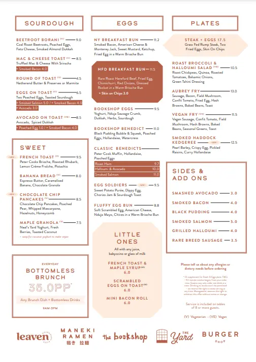 Menu_The Bookshop_Hereford_image_2