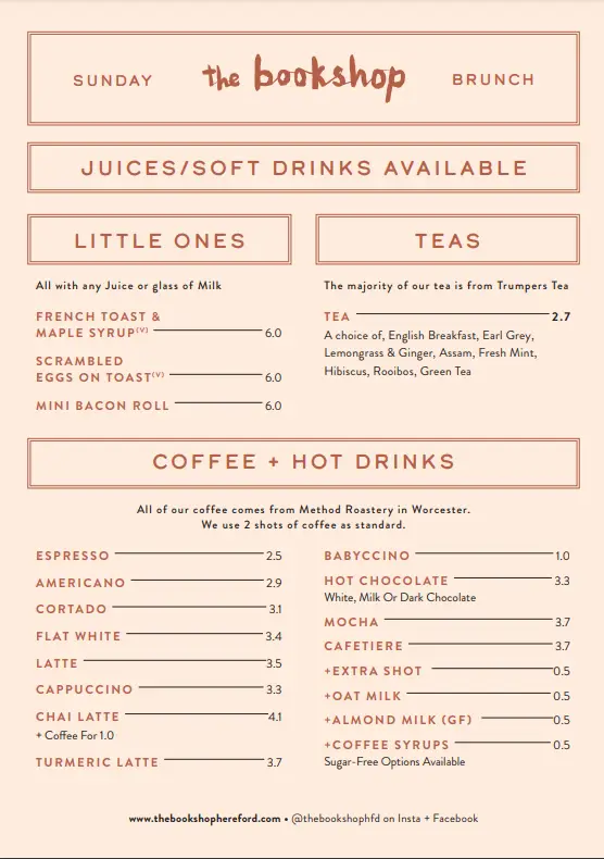 Menu_The Bookshop_Hereford_image_3