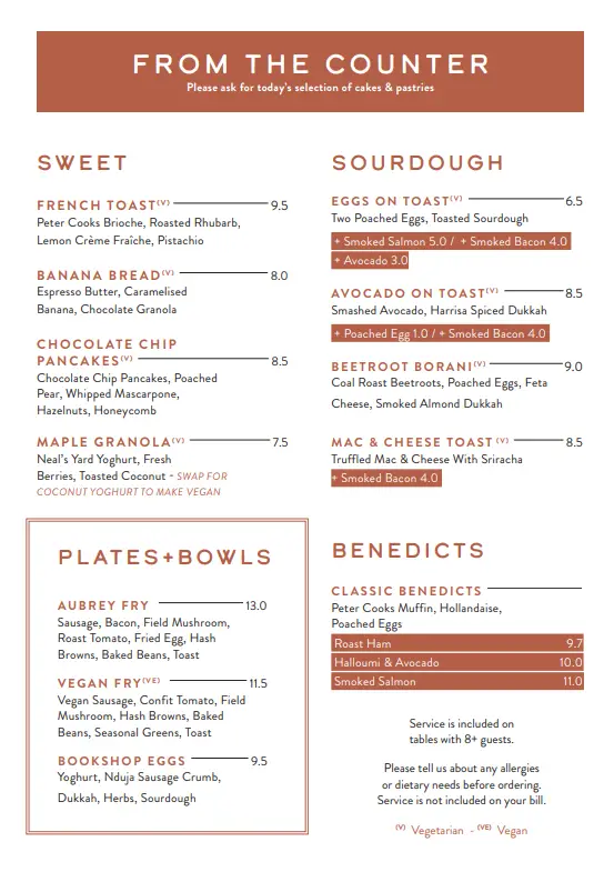 Menu_The Bookshop_Hereford_image_4