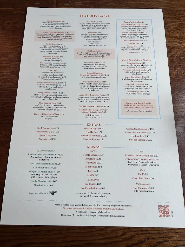 Menu_Cosy Club_Hereford_image_1